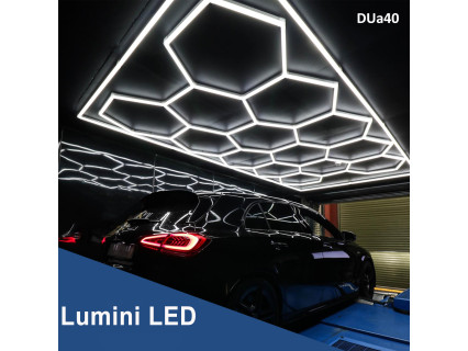 Iluminare LED pentru garaj fagure strălucitor pentru salon 2,4m * 4,8m - DUa40 - Sellzone.bg Iluminare LED pentru garaj fagure strălucitor pentru salon 2,4m * 4,8m - DUa40