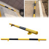 Opritor metalic de parcare 200cm protejeaza anvelopele auto – DUa42 - Изображение 4 - Sellzone.bg Opritor metalic de parcare 200cm protejeaza anvelopele auto – DUa42 - Изображение 4