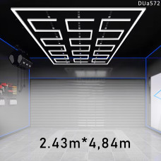 Iluminat LED pentru tavan și garaj cu forme S strălucitoare - DUa572 - Sellzone.bg Iluminat LED pentru tavan și garaj cu forme S strălucitoare - DUa572