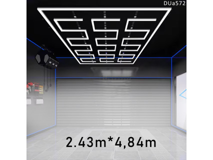 Iluminat LED pentru tavan și garaj cu forme S strălucitoare - DUa572 - Sellzone.bg Iluminat LED pentru tavan și garaj cu forme S strălucitoare - DUa572