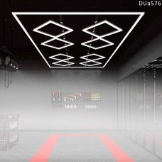 Iluminare LED pentru tavan garaj cu triunghiuri – DUa576 - Sellzone.bg Iluminare LED pentru tavan garaj cu triunghiuri – DUa576