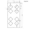 Iluminare LED pentru tavan garaj cu triunghiuri – DUa576 - Изображение 2 - Sellzone.bg Iluminare LED pentru tavan garaj cu triunghiuri – DUa576 - Изображение 2