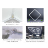 Iluminare LED pentru tavan garaj cu triunghiuri – DUa576 - Изображение 4 - Sellzone.bg Iluminare LED pentru tavan garaj cu triunghiuri – DUa576 - Изображение 4