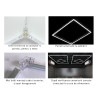 Iluminare romb LED pentru tavane si pereti garaj - DUa579 - Изображение 2 - Sellzone.bg Iluminare romb LED pentru tavane si pereti garaj - DUa579 - Изображение 2