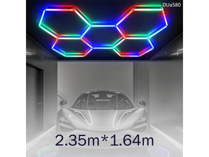 Iluminare LED RGB Fagure pentru tavan si garaj - DUa580 - Sellzone.bg Iluminare LED RGB Fagure pentru tavan si garaj - DUa580