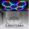 Iluminare LED RGB Fagure pentru tavan si garaj - DUa580 - Изображение 6 - Sellzone.bg Iluminare LED RGB Fagure pentru tavan si garaj - DUa580 - Изображение 6