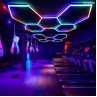 Iluminare LED RGB Fagure pentru tavan si garaj - DUa580 - Изображение 1 - Sellzone.bg Iluminare LED RGB Fagure pentru tavan si garaj - DUa580 - Изображение 1