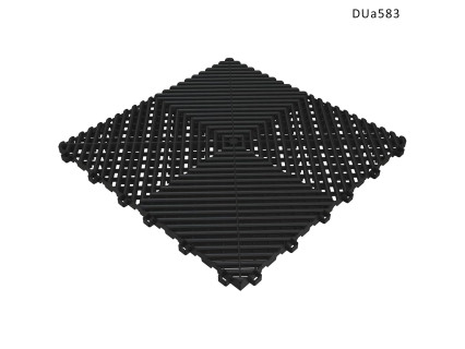 Pardoseală garaj modulară PVC – gresie pătrată neagră - DUa583 - Sellzone.bg Pardoseală garaj modulară PVC – gresie pătrată neagră - DUa583