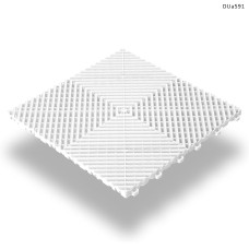 Pardoseală modulară de garaj din PVC - plăci pătrate albe DUa591 - Sellzone.bg Pardoseală modulară de garaj din PVC - plăci pătrate albe DUa591