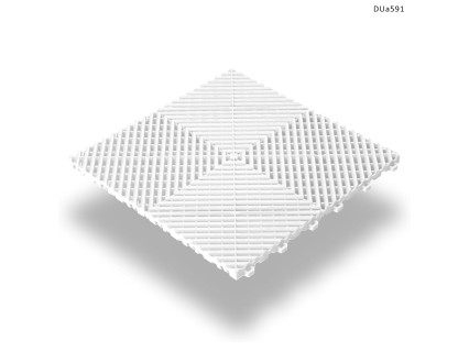 Pardoseală modulară de garaj din PVC - plăci pătrate albe DUa591 - Sellzone.bg Pardoseală modulară de garaj din PVC - plăci pătrate albe DUa591