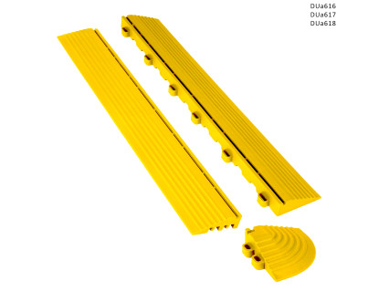 Margine / capăt / colț galben pentru lateralul pardoselii modulare din PVC - DUa616/17/18 - Sellzone.bg Margine / capăt / colț galben pentru lateralul pardoselii modulare din PVC - DUa616/17/18