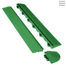 Margine / capăt / colț verde închis pentru partea laterală a pardoselii modulare din PVC - DUa619/20/21 - Sellzone.bg Margine / capăt / colț verde închis pentru partea laterală a pardoselii modulare din PVC - DUa619/20/21