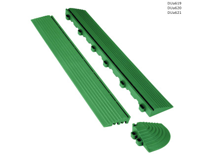 Margine / capăt / colț verde închis pentru partea laterală a pardoselii modulare din PVC - DUa619/20/21 - Sellzone.bg Margine / capăt / colț verde închis pentru partea laterală a pardoselii modulare din PVC - DUa619/20/21