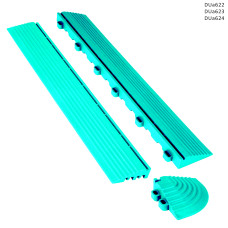 Canturi/margini/colț albastru turcoaz pentru partea laterală a pardoselii modulare din PVC – DUa622/623/624 - Sellzone.bg Canturi/margini/colț albastru turcoaz pentru partea laterală a pardoselii modulare din PVC – DUa622/623/624