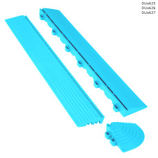 Margine / capăt / colț albastru deschis pentru partea laterală a pardoselii modulare din PVC – DUa625 / DUa626 / DUa627 - Sellzone.bg Margine / capăt / colț albastru deschis pentru partea laterală a pardoselii modulare din PVC – DUa625 / DUa626 / DUa627