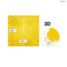 Gresie modulară din PVC pentru garaje – design 3D galben – DUa644 - Изображение 2 - Sellzone.bg Gresie modulară din PVC pentru garaje – design 3D galben – DUa644 - Изображение 2