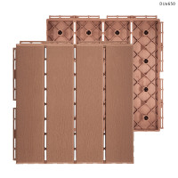 Dale de decking pentru terasă, curte și grădină – pardoseală modulară maro – DUa650 - Sellzone.bg Dale de decking pentru terasă, curte și grădină – pardoseală modulară maro – DUa650