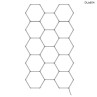 14 x Iluminare LED hexagonală tip fagure pentru detailing auto, casă și garaj  – DUa654 - Изображение 1 - Sellzone.bg 14 x Iluminare LED hexagonală tip fagure pentru detailing auto, casă și garaj  – DUa654 - Изображение 1
