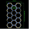 14 x Iluminare LED hexagonală tip fagure pentru detailing auto, casă și garaj  – DUa654 - Изображение 2 - Sellzone.bg 14 x Iluminare LED hexagonală tip fagure pentru detailing auto, casă și garaj  – DUa654 - Изображение 2