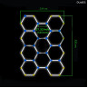 11 x Panouri hexagonale, iluminare LED tip fagure pentru casă, garaj și atelier - DUa655 - Изображение 2 - Sellzone.bg 11 x Panouri hexagonale, iluminare LED tip fagure pentru casă, garaj și atelier - DUa655 - Изображение 2