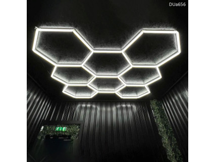 Iluminat modular tip fagure  – 8 x lumini hexagonale pentru detalii și decor – DUa656 - Sellzone.bg Iluminat modular tip fagure  – 8 x lumini hexagonale pentru detalii și decor – DUa656
