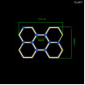 5 panouri LED „Honeycomb” pentru iluminat interior și profesional -  DUa657 - Изображение 4 - Sellzone.bg 5 panouri LED „Honeycomb” pentru iluminat interior și profesional -  DUa657 - Изображение 4