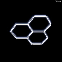 Iluminare LED cu 3 panouri „Fagure de miere” pentru detailing auto și garaj - DUa658 - Sellzone.bg Iluminare LED cu 3 panouri „Fagure de miere” pentru detailing auto și garaj - DUa658