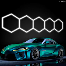 Iluminare liniară LED Fagure- 5 hexagoane pentru garaj și detailing auto - DUa659 - Sellzone.bg Iluminare liniară LED Fagure- 5 hexagoane pentru garaj și detailing auto - DUa659