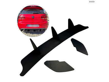 Difuzor tuning pentru bara spate VW Golf 6 GTI 2009-2012 – DV654