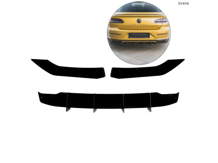 Difuzor de aer pentru bara spate VW CC (Arteon) 2019+ – DV656 - Sellzone.bg Difuzor de aer pentru bara spate VW CC (Arteon) 2019+ – DV656