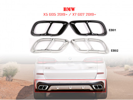 Autocolante duble de evacuare în două culori pentru BMW X5 G05 X7 G07 - EB01/EB02 - Sellzone.bg Autocolante duble de evacuare în două culori pentru BMW X5 G05 X7 G07 - EB01/EB02