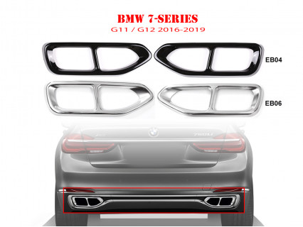 Autocolante duble de eșapament pentru BMW 7 G11 G12 - EB04 / EB06 - Sellzone.bg Autocolante duble de eșapament pentru BMW 7 G11 G12 - EB04 / EB06
