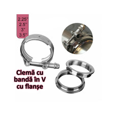 Kit de flanșe din oțel cu bandă în V 2,25" 2,5" 3" 3,5 - EU31-34 - Sellzone.bg Kit de flanșe din oțel cu bandă în V 2,25" 2,5" 3" 3,5 - EU31-34