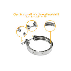 304 Clemă bandă din oțel inoxidabil cu bandă în V 2,25" 2,5" 2,75" 3" 3,5" - EU35-39 - Sellzone.bg 304 Clemă bandă din oțel inoxidabil cu bandă în V 2,25" 2,5" 2,75" 3" 3,5" - EU35-39
