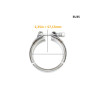 304 Clemă bandă din oțel inoxidabil cu bandă în V 2,25" 2,5" 2,75" 3" 3,5" - EU35-39 - Изображение 1 - Sellzone.bg 304 Clemă bandă din oțel inoxidabil cu bandă în V 2,25" 2,5" 2,75" 3" 3,5" - EU35-39 - Изображение 1