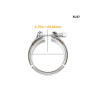 304 Clemă bandă din oțel inoxidabil cu bandă în V 2,25" 2,5" 2,75" 3" 3,5" - EU35-39 - Изображение 3 - Sellzone.bg 304 Clemă bandă din oțel inoxidabil cu bandă în V 2,25" 2,5" 2,75" 3" 3,5" - EU35-39 - Изображение 3