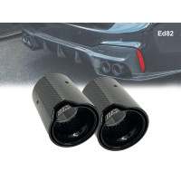 Tips de evacuare BMW M Black Carbon 66/93mm - Ed82 - Sellzone.bg Tips de evacuare BMW M Black Carbon 66/93mm - Ed82