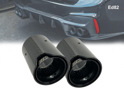 Tips de evacuare BMW M Black Carbon 66/93mm - Ed82 - Sellzone.bg Tips de evacuare BMW M Black Carbon 66/93mm - Ed82