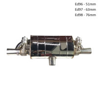 Țeava de evacuare dublă cu supape, toba de eșapament și telecomandă 51/63/76mm - Ed96-Ed98 - Sellzone.bg Țeava de evacuare dublă cu supape, toba de eșapament și telecomandă 51/63/76mm - Ed96-Ed98