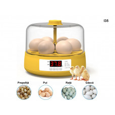 Mini incubator automat pentru 6 ouă - I35 - Sellzone.bg Mini incubator automat pentru 6 ouă - I35