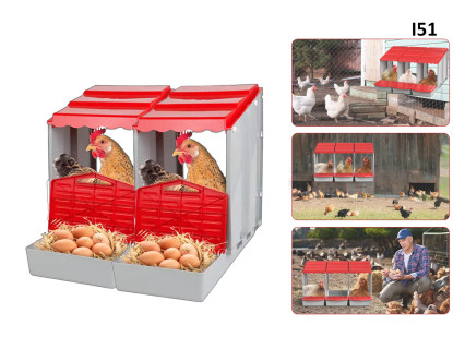 Doua cuiburi asamblate pentru pui si gaini - I51 - Sellzone.bg  Doua cuiburi asamblate pentru pui si gaini - I51