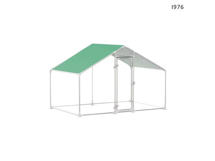 Coteț metalic pentru păsări și animale cu acoperiș 2x2.8m - I976 - Sellzone.bg Coteț metalic pentru păsări și animale cu acoperiș 2x2.8m - I976