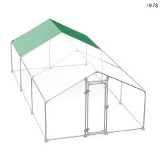 Cușcă metalică cu acoperiș – pentru păsări și animale domestice, 6x2.8m - I978 - Sellzone.bg Cușcă metalică cu acoperiș – pentru păsări și animale domestice, 6x2.8m - I978