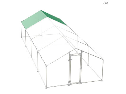 Cușcă mare metalică modulară cu acoperiș – pentru păsări și animale, 8x2.8m - I979 - Sellzone.bg Cușcă mare metalică modulară cu acoperiș – pentru păsări și animale, 8x2.8m - I979