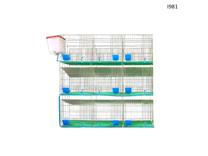 Cușcă pentru iepuri cu 9 cuști metalice pentru iepuri + accesorii - I981 - Sellzone.bg Cușcă pentru iepuri cu 9 cuști metalice pentru iepuri + accesorii - I981