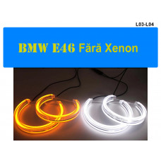 Crystal Angel Eyes în două culori pentru BMW E46 - L03 / L04 - Sellzone.bg Crystal Angel Eyes în două culori pentru BMW E46 - L03 / L04