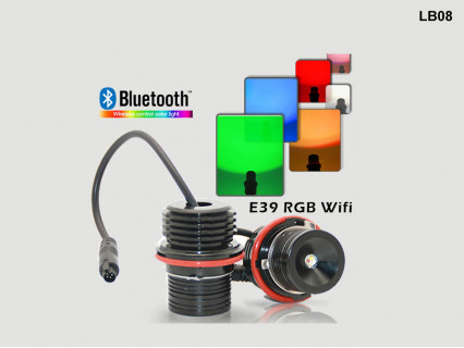 Becuri LED Color Angel Eyes cu Bluetooth pentru BMW E39 E60 - LB08 - Sellzone.bg Becuri LED Color Angel Eyes cu Bluetooth pentru BMW E39 E60 - LB08