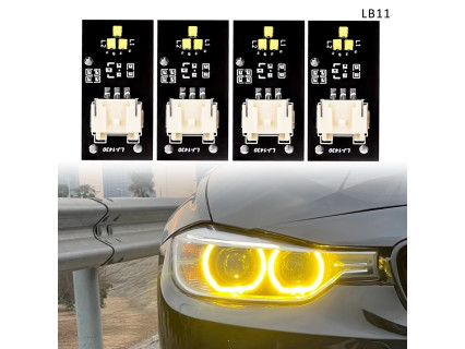 Cip CSL Yellow Angel Eyes DRL pentru BMW 3 F30 F31 12-15 cu far xenon - LB11 - Sellzone.bg Cip CSL Yellow Angel Eyes DRL pentru BMW 3 F30 F31 12-15 cu far xenon - LB11
