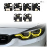 Cip CSL Yellow Angel Eyes DRL pentru BMW 3 F30 F31 2016-2019 cu faruri LED - LB12 - Изображение 3 - Sellzone.bg Cip CSL Yellow Angel Eyes DRL pentru BMW 3 F30 F31 2016-2019 cu faruri LED - LB12 - Изображение 3