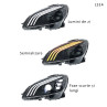 Tuning faruri LED pentru Mercedes C W204 Pre-Facelift 2007-2010 - LS14 - Изображение 4